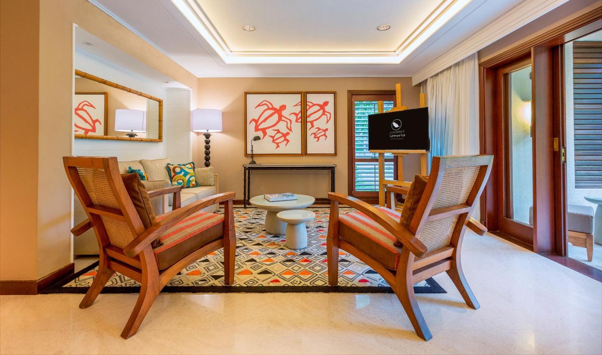 Constance Lemuria Grand Anse  Exterior foto Living room
