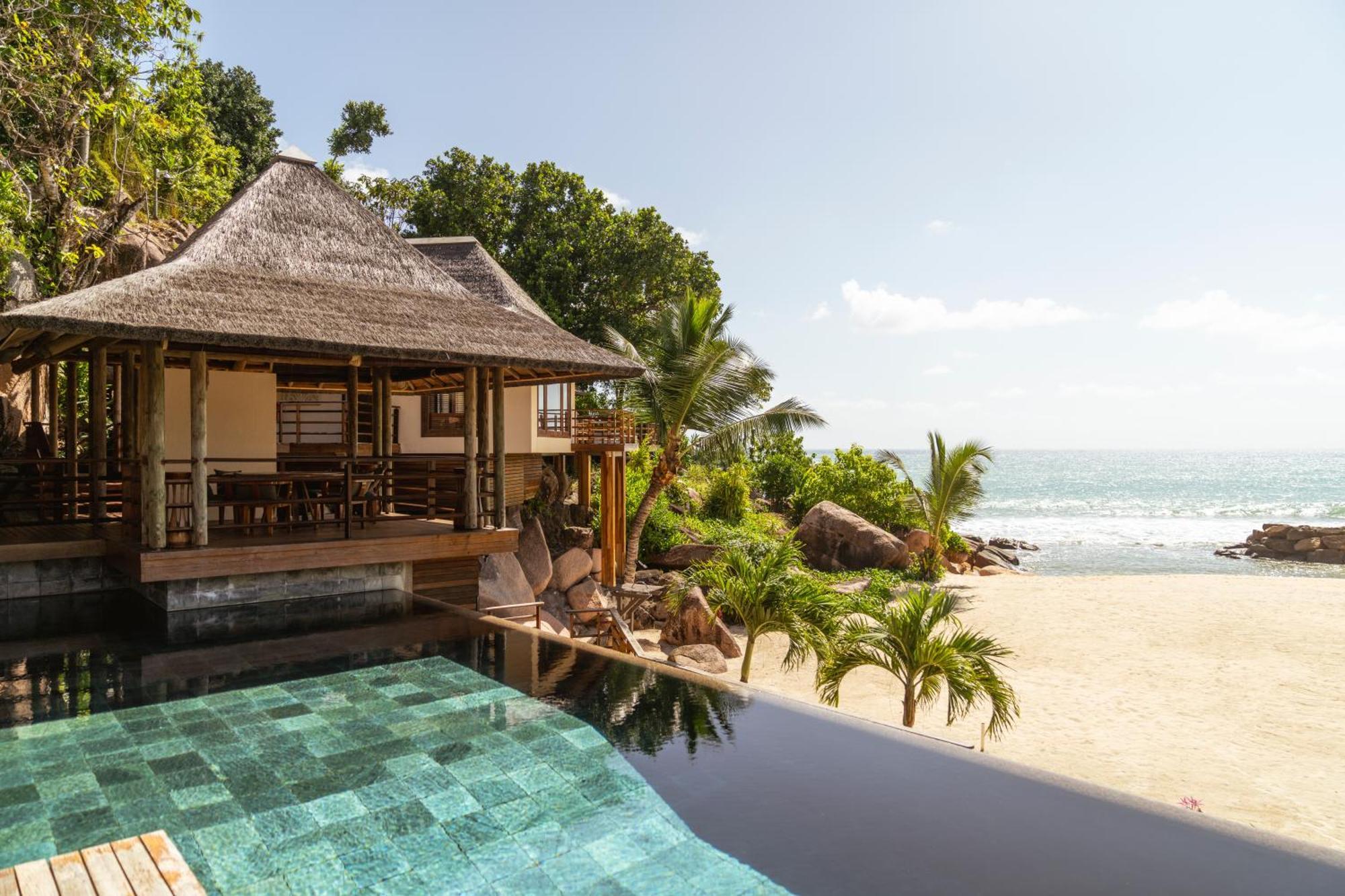 Constance Lemuria Grand Anse  Exterior foto Beachfront Pool Villa at Six Senses Samui